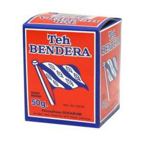 Jual TEH BUBUK CAP BENDERA 50gr TEH BUBUK BENDERA Shopee Indonesia