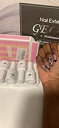 Vishine Pcs Jelly Nude Pink Milky White Rose Gel Nail Polish Set Sheer