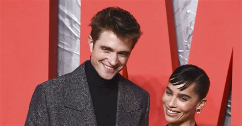 Robert Pattinson Et Zoé Kravitz à La Première Du Film The Batman à Londres Le 23 Février 2022