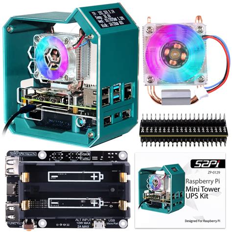 Buy Geeekpi Mini Tower Ups Kit Raspberry Pi Case With Ice Tower