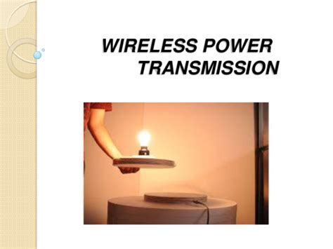 (PPT) Wireless Power Transmission