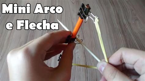 Como Fazer Um Mini Arco E Flecha Caseiro YouTube