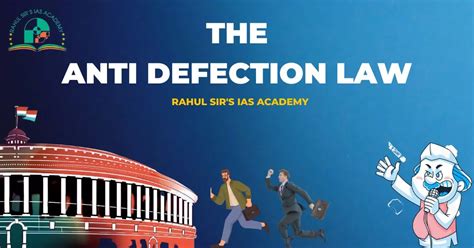 Anti Defection Law Everything You Want To Know