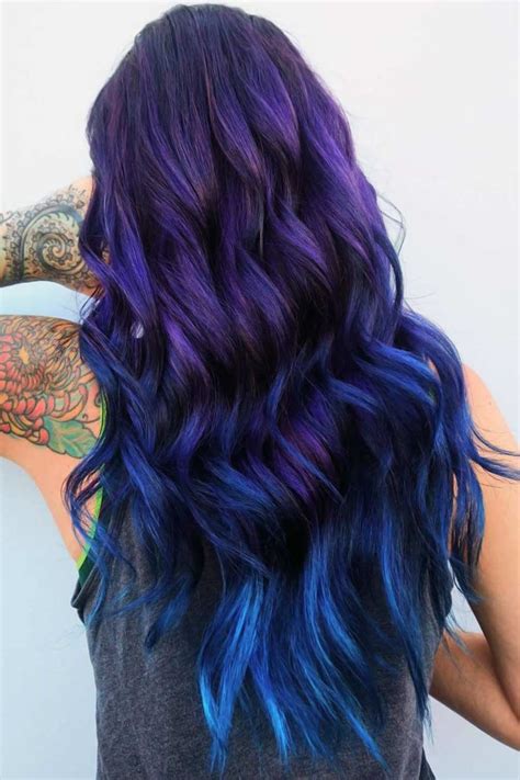 35 Blue Ombre Hair Styles For Daring Women Blue Ombre Hair Purple Ombre Hair Ombre Hair Color