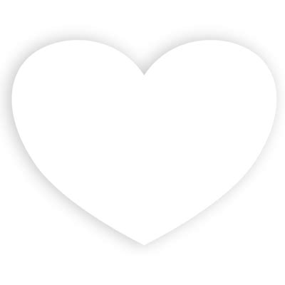 White Heart Transparent Background PNGs for Free Download