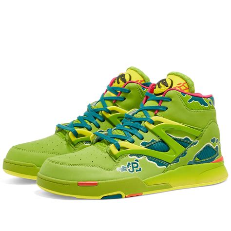 Reebok X Jurassic Park Pump Omni Zone Ii Og Ultimate Lime Yellow