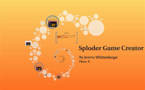 Sploder Game Creator by Jeremy Whittenberger on Prezi