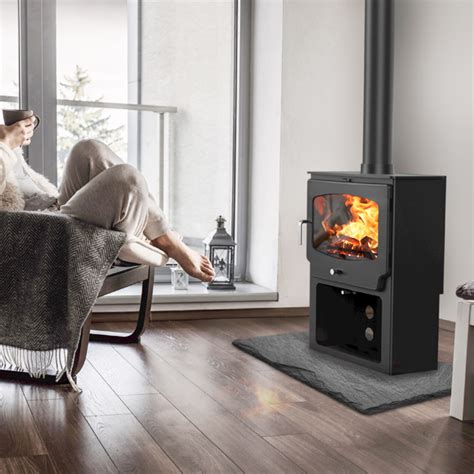 Saltfire ST X Wide Tall Wood Burning Multi Fuel Stove Flames Co Uk