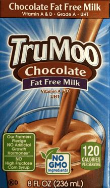 Trumoo Fat Free Chocolate Milk Nutrition Facts Besto Blog