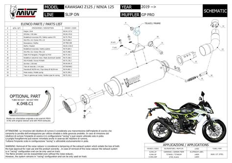 MIVV EXHAUST OEM GP PRO STEEL BLACK KAWASAKI Z125 Z 125 2022 22 EBay