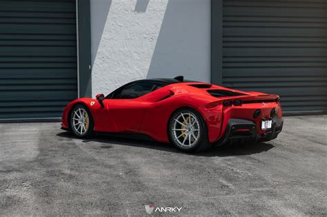 Ferrari SF90 On C38 Carbon Composite Series Anrky Wheels