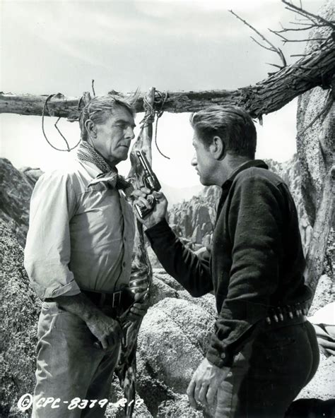 Richard Boone puts it up to Randy Scott in "The Tall T" (1957, dir. Budd Boetticher) | Western