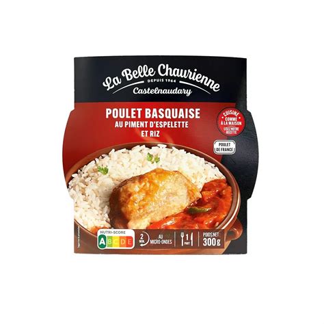 La Belle Chaurienne Poulet Basquaise Au Piment Despelette Et Riz 2min