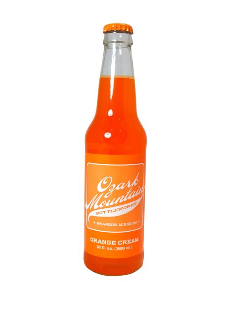 Fresh 12oz Ozark Mountain Bottleworks Orange Cream Soda Soda Emporium