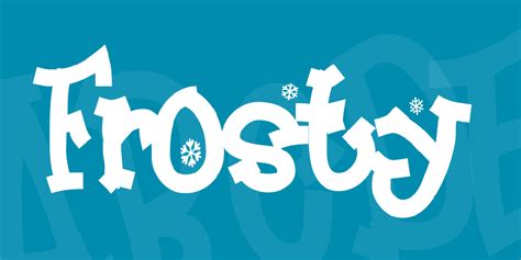 Download Frosty font | fontsme.com