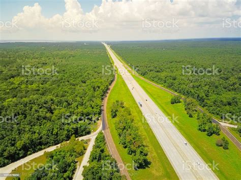 Aerial View Interstate 10 Southernmost Crosscountry Interstate Highway