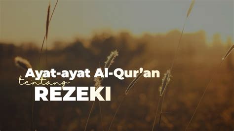 Kumpulan Ayat Ayat Alquran Tentang Rezeki Mutiaraislam Net