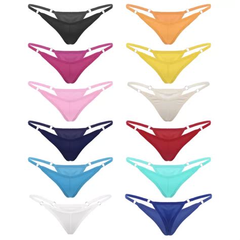 SEXY DAMEN BIKINIUNTERTEIL MICRO String Tangas Nahtlos Tanga Sexy