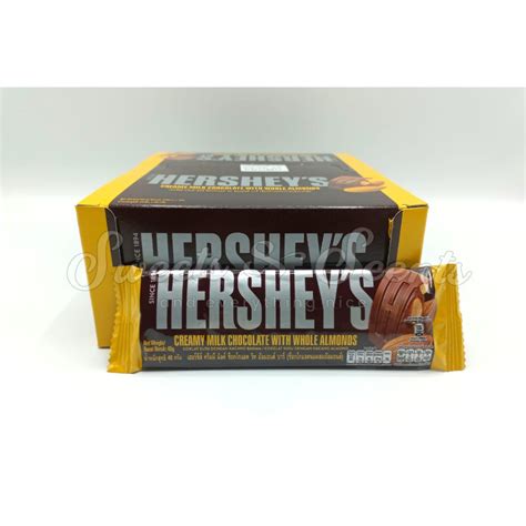 Hersheys Almond Chocolate Bar 40g | Shopee Philippines