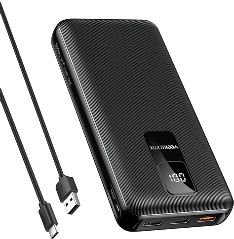 Veektomx Power Bank Mah W Pd Qc Powerbank Usb C Fast Charge