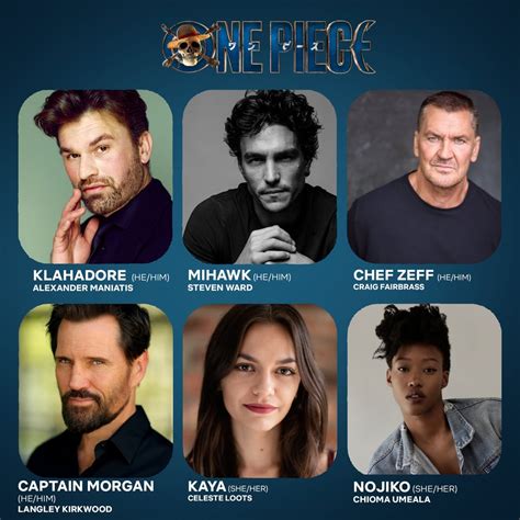 'One Piece' Live Action Series Casts Klahadore, Mihawk, Chef Zeff and More : OnePiece