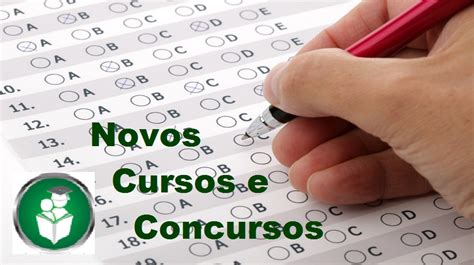 Novos Cursos e Concursos CONFIRA AQUI Lista De Concursos Públicos Em