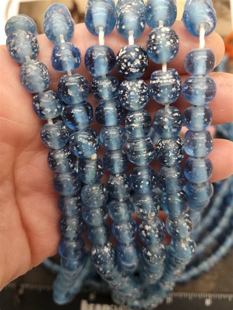 Indonesian Glass Beads Rustic Shape 15 Inch Strand Etsy