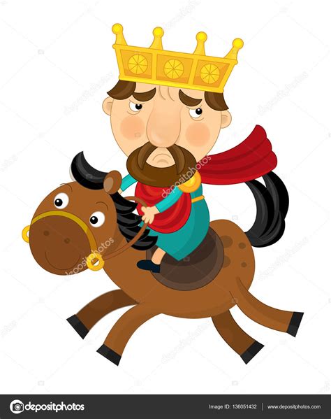 gekke koning cartoon