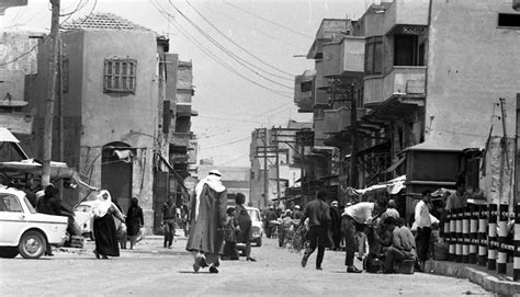 شارع فهمي بك بغزة عام 1972 مأخوذة من الجنوب (من الساحة) باتجاه الشمال - Gaza - غزة هاشم (עזה ...