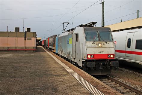 Durchfahrt Am 13 01 2016 Von Railpool BLS Cargo 186 101 1 Locomotive