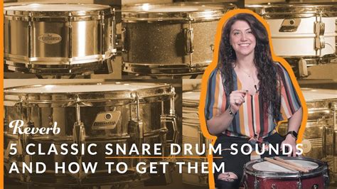 5 Classic Snare Drum Sounds And How To Get Them Reverb Youtube