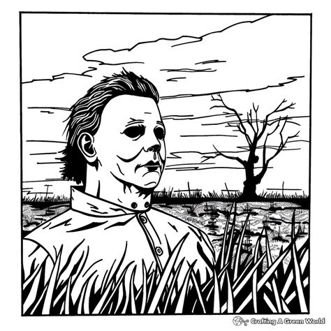 Michael Myers Coloring Pages Free And Printable