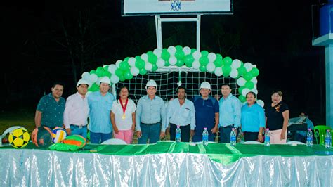 Inauguración de Losa Deportiva del Caserío de San José Noticias