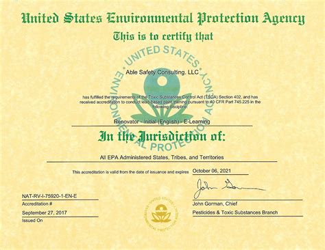 Lead certification online. EPA Initial and EPA Refresher Courses - EPA