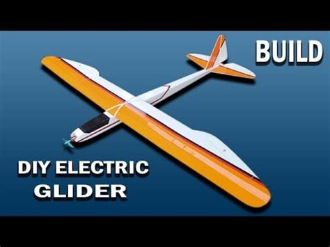 How To Make Electric Glider RC Plane DIY | Rc glider, Rc airplanes, Rc planes