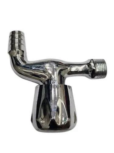 Silver Brass Cp Nozzle Bib Cock For Bathroom Fitting Size 15 Mm