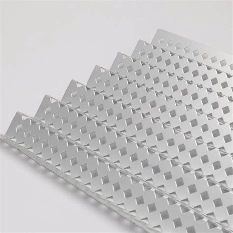 Square Round Slotted Holes Perforated Metal Mesh Stainless Steel