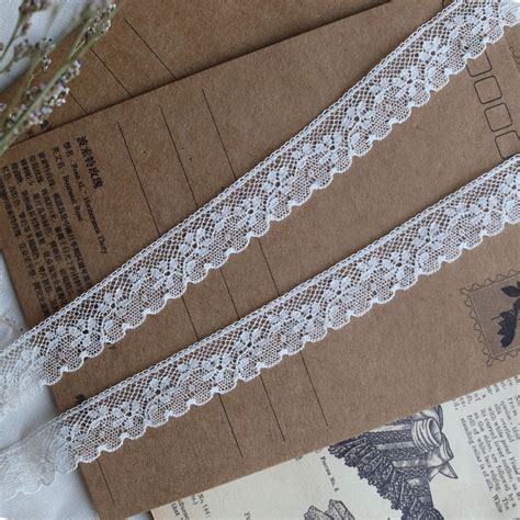 Mm French Heirloom Ecru Cotton Lace Trim By The Yard Made Etsy