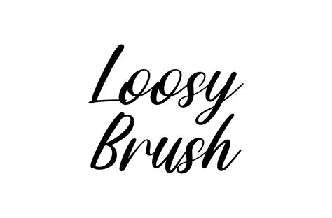 Loosy Brush Fun Script Fonts Konstantine Studio