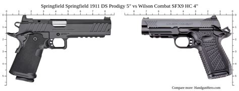 Springfield Springfield Ds Prodigy Vs Wilson Combat Sfx Hc