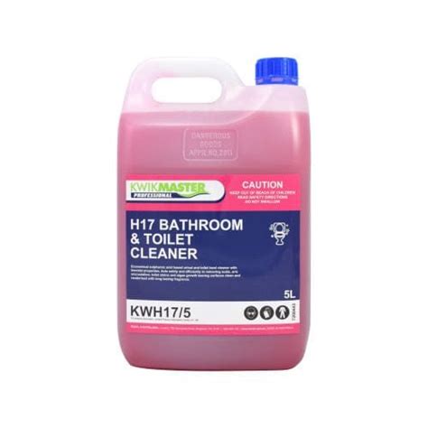 Kwikmaster H17 Toilet And Urinal Cleaner 5l Medshop Australia