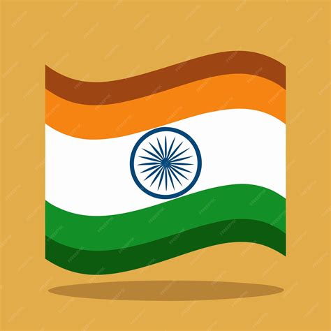 Indian Flag Clip Art Vector Illustration Design Premium Ai Generated