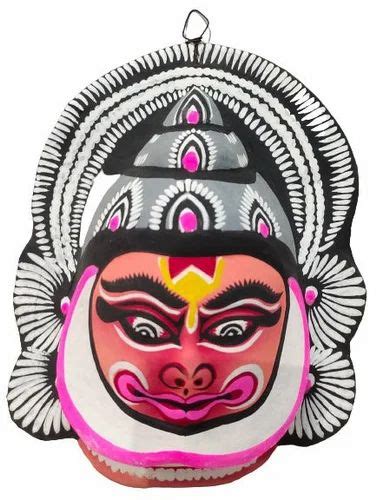 Mukherjee Handicrafts Paper Wall Hanging Mask 18 X 6 X 22 Cm