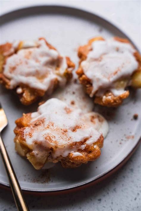 Vegan Apple Fritters Oh My Veggies