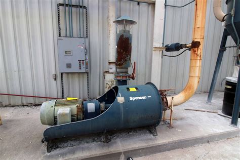 30 Hp Spencer Turbine Central Vacuum Dust Collection System Model