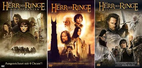 Der Herr Der Ringe Trilogie Alle 3 Teile Mit Umfangreichem