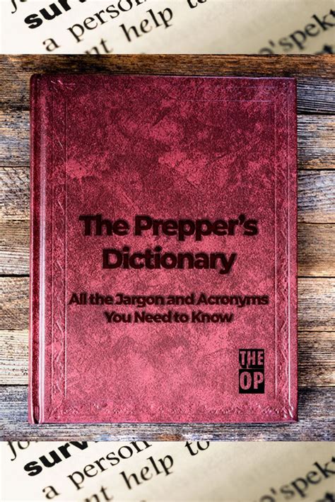 Prepper S Dictionary Essential Survival Jargon And Acronyms