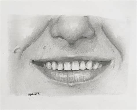 How To Draw Realistic Lips And Teeth | Lipstutorial.org