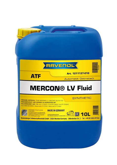 RAVENOL ATF Mercon LV Fluid – Ravenol South Africa