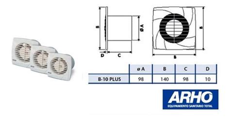 Extractor Para Baño Cata B 10 Plus Arho Sanitarios U S 28 00 en